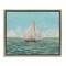 Stupell Industries Green Toned Classic Sailboat Floating Frame By Danielle Murray